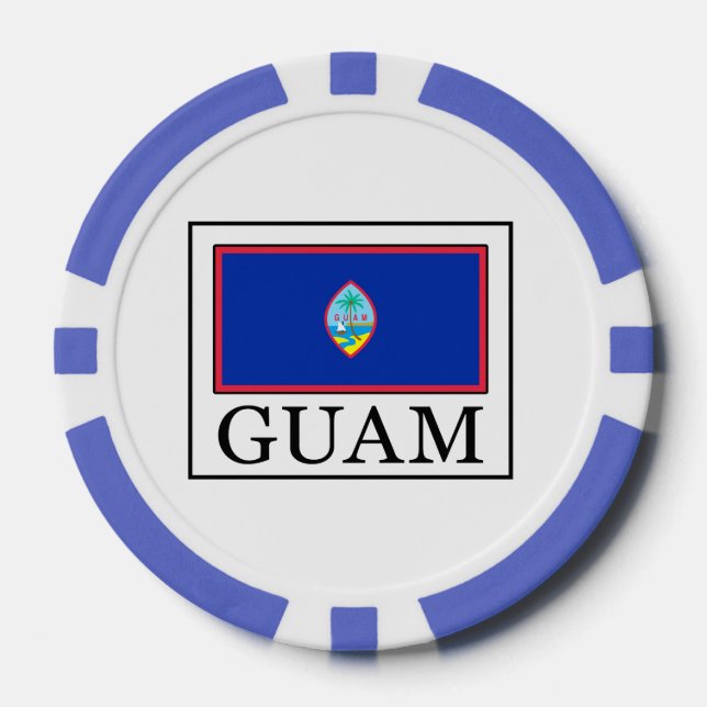 Guam Poker Chips (Front)