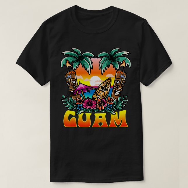 Guam Related Guamanian Inspired Design  T-Shirt (Design Front)