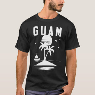 Guam Seal Black N White T-Shirt