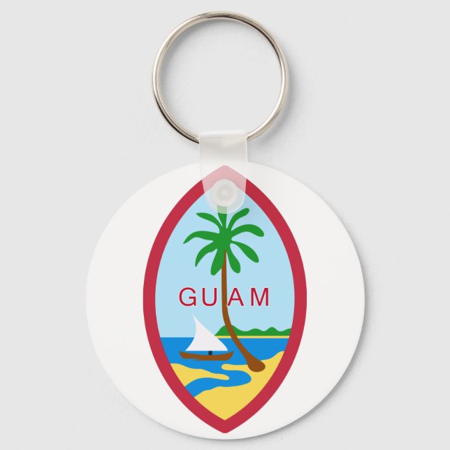 Guam Seal Key Ring (Front)