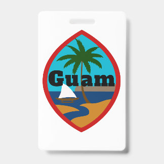 Guam Seal Luggage Tag ID Badge