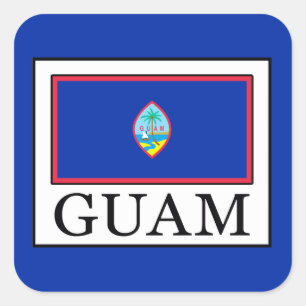 Guam Square Sticker