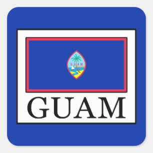 Guam Square Sticker