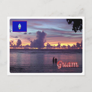 Guam - Sunset - Postcard