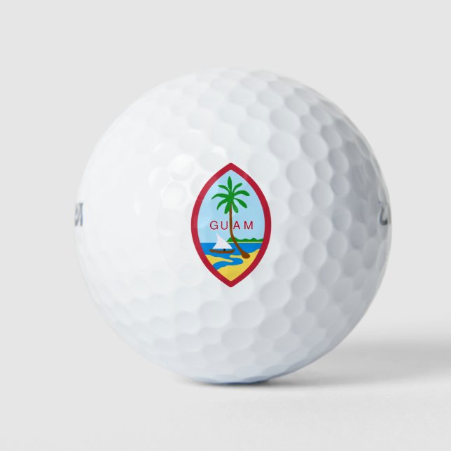 Guam Territory Seal Golf Balls (Front)