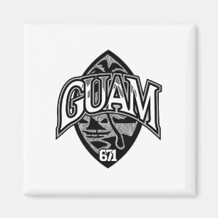 Guam Usa Seal Chamorro Pride Guamanian Islander Gi Magnet