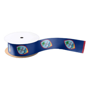Guamanian Flag ribbon, USA, Guam fashion /sports Satin Ribbon