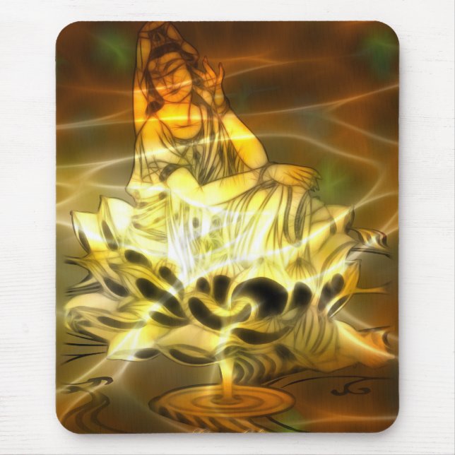 Guan Yin Energy Mouse Mat (Front)