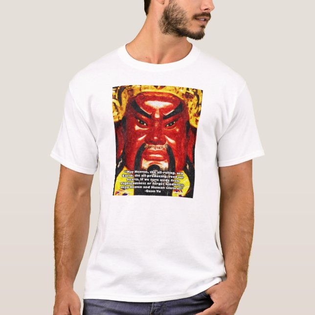 Guan Yu Quotes T-Shirt (Front)
