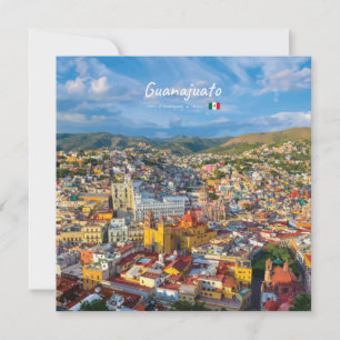 Guanajuato, Mexico - Colorful Cityscape Invitation