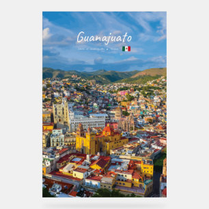 Guanajuato, Mexico - Colourful Cityscape Acrylic Sign