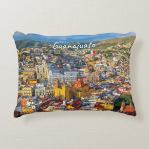 Guanajuato, Mexico - Colourful Cityscape Decorative Cushion