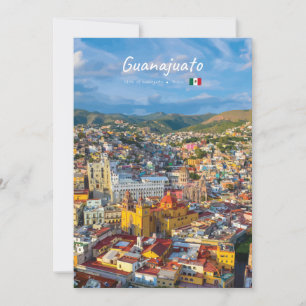 Guanajuato, Mexico - Colourful Cityscape Invitation