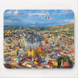 Guanajuato, Mexico - Colourful Cityscape Mouse Mat