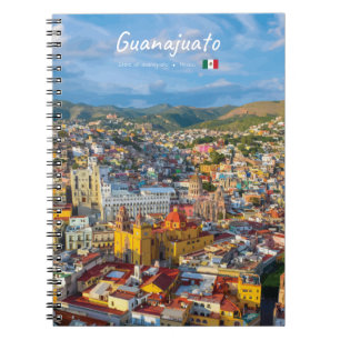 Guanajuato, Mexico - Colourful Cityscape Notebook