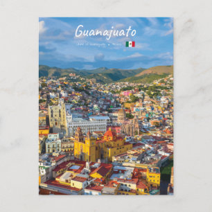 Guanajuato, Mexico - Colourful Cityscape Postcard