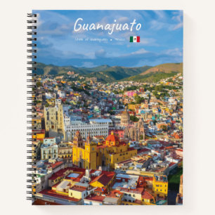 Guanajuato, Mexico - Colourful Cityscape Spiral Notebook
