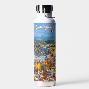 Guanajuato, Mexico - Colourful Cityscape Water Bottle