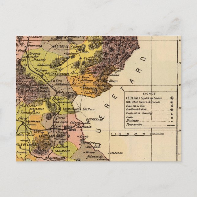 Guanajuato, Mexico Postcard (Front)