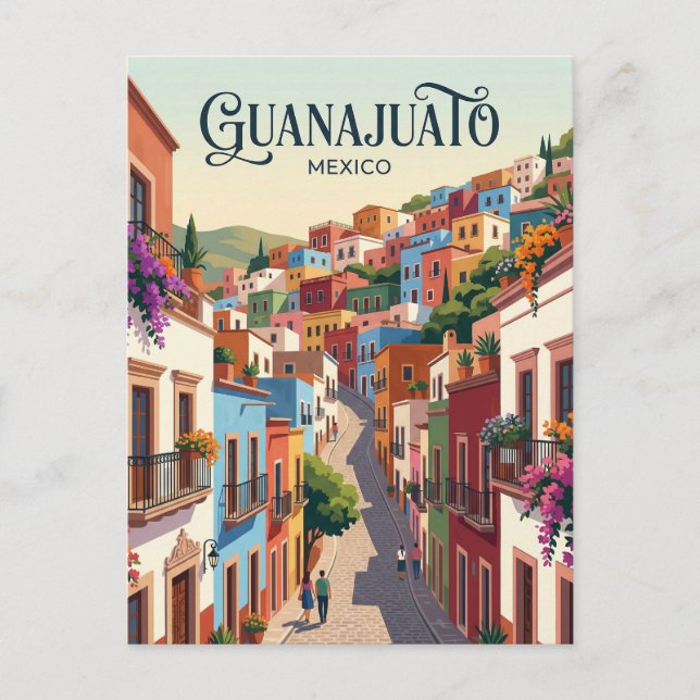 Guanajuato Mexico Postcard (Front)