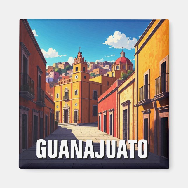 Guanajuato Mexico Travel Magnet (Front)