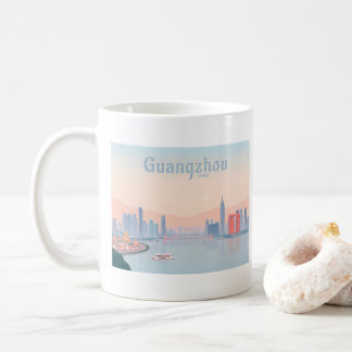 Guangzhou China Pearl River Pastel Travel Coffee Mug