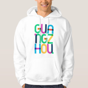 Guangzhou China Pop Art Letters Hoodie
