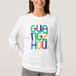 Guangzhou China Pop Art Letters T-Shirt