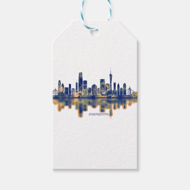 Guangzhou Skyline Gift Tags (Front)