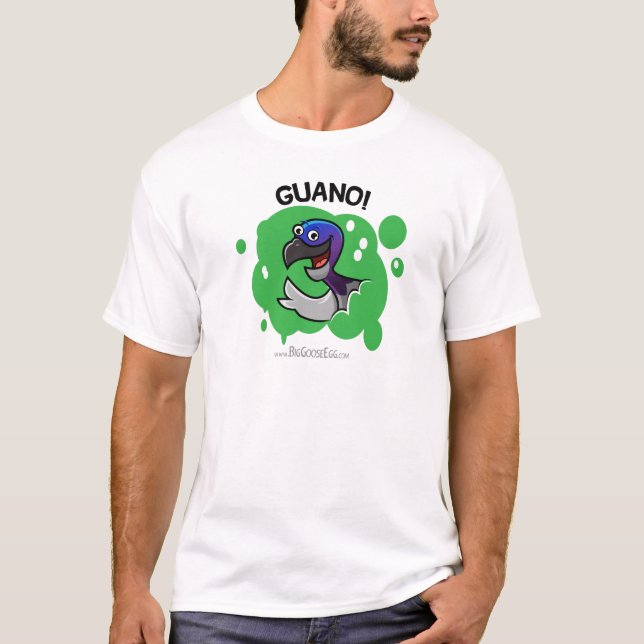 Guano! bird pooping game shirt (Front)
