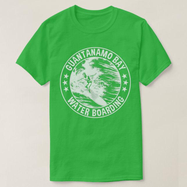Guantanamo Bay Waterboarding T-Shirt (Design Front)