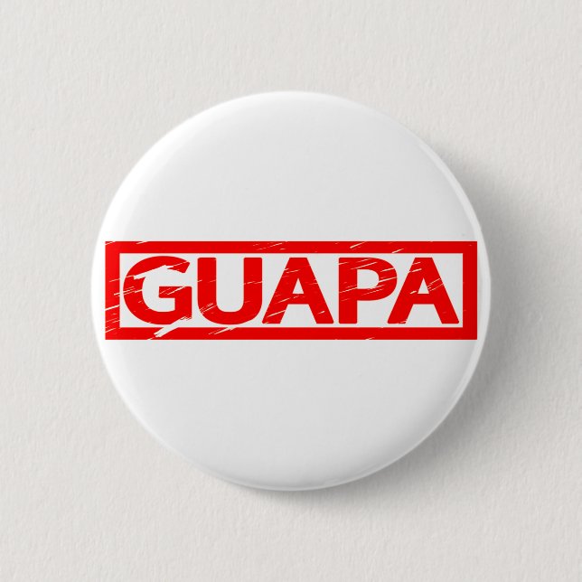 Guapa Stamp 6 Cm Round Badge (Front)