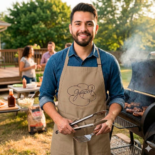 GUAPO soy - Bold CloudS Standard Apron