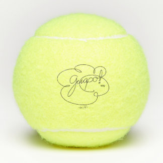 GUAPO soy - Bold CloudS Tennis Ball