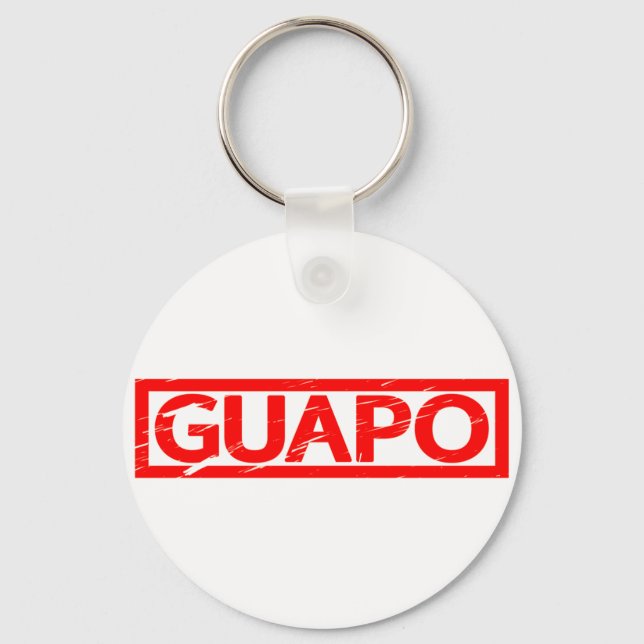 Guapo Stamp Key Ring (Front)