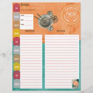 Guaranteed Fresh Recipe Insert