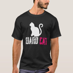 Guard Cat Security and Protect Present T-Shirt