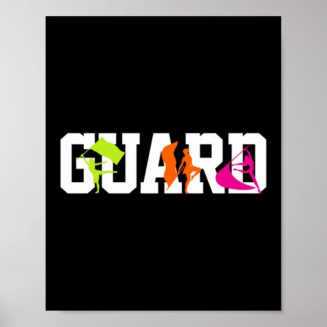 Guard Colour Guard Marching Band Poster (Front)