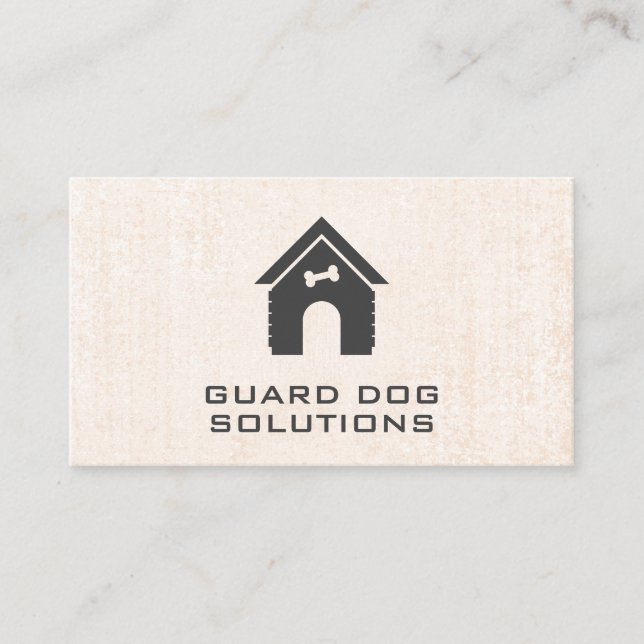 Guard Dog | Dog House | Trainer Business Card (Front)