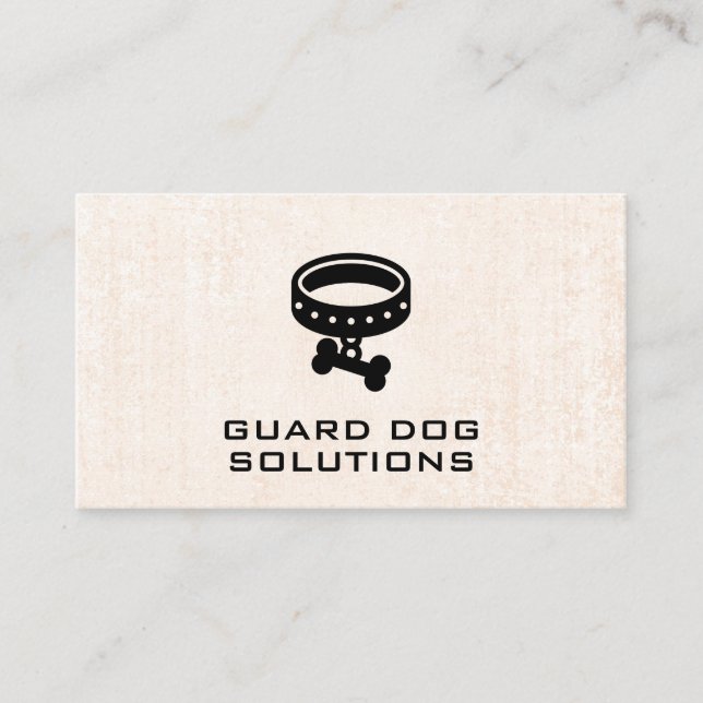 Guard Dog | Dog House | Trainer Business Card (Front)