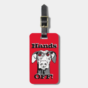 Guard dog luggage tag