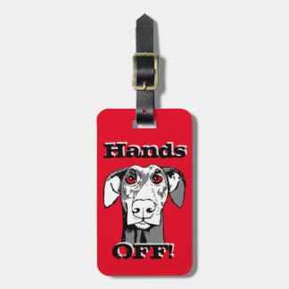 Guard dog luggage tag