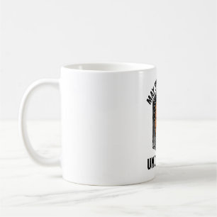 Guard Dog May No Evil Pass Vintage Vector Design Coffee Mug