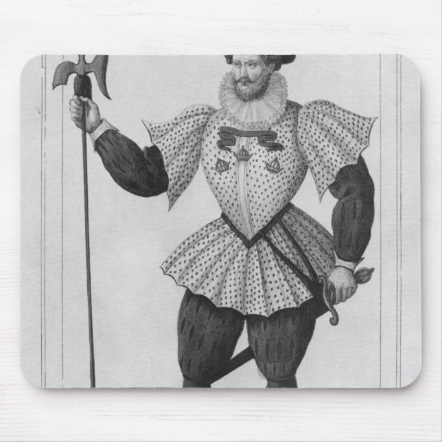 Guard of the provostship of Paris Mouse Mat (Front)