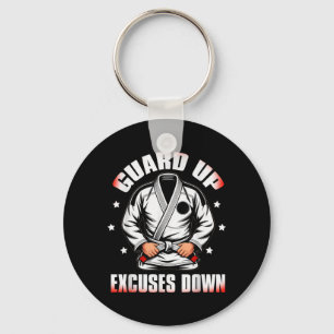 Guard UP Excuses Down Key Ring