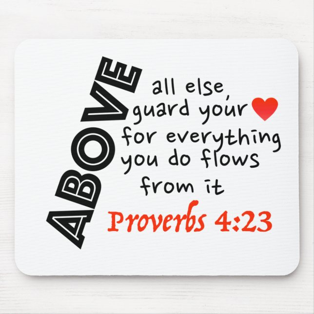 Guard your HeArT!! Mouse Mat (Front)
