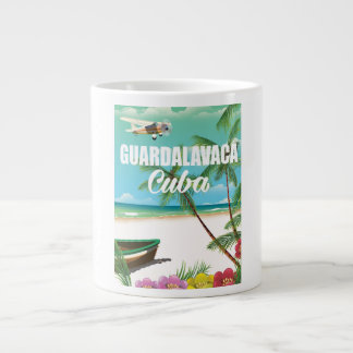 Guardalavaca beach vacation poster large coffee mug