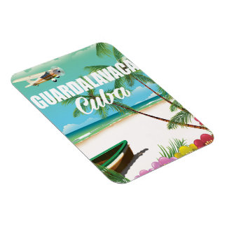 Guardalavaca beach vacation poster magnet