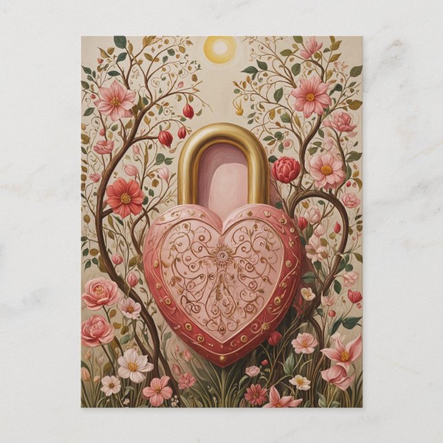 Guarded Heart Holiday Postcard (Front)