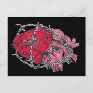 GUARDED HEART HOLIDAY POSTCARD